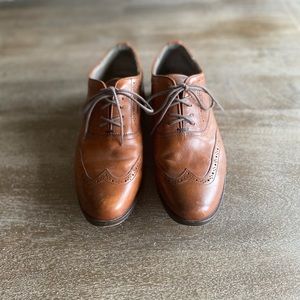 Vintage agnès b. leather lace-up oxfords | 9
